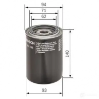 Масляный фильтр BOSCH 329321 P 3235/1 GWMBP 0451203235 - Изображение 9