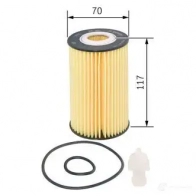 Масляный фильтр BOSCH 370611 f026407107 H84Q9 P 7107 - Изображение 4