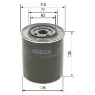 Масляный фильтр BOSCH 7FN9PD8 P 3206 329310 0451203206 - Изображение 4
