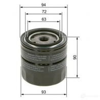 Масляный фильтр BOSCH 1437240952 09864b7000 AFQ0 GA - Изображение 6