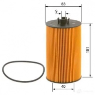 Масляный фильтр BOSCH 1437240918 T59 U2VV 09864b7002 - Изображение 4