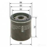Масляный фильтр BOSCH 09864b7067 U C66Z8 1437240954 - Изображение 6