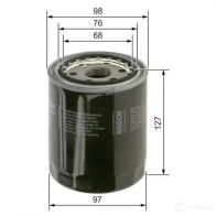 Масляный фильтр BOSCH 343514 4047025247962 0986627606 H WK5E - Изображение 5