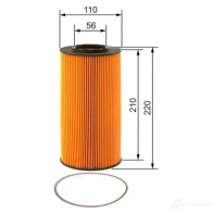 Масляный фильтр BOSCH MW8LER 3 1437240993 09864b7001 - Изображение 6