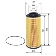 Масляный фильтр BOSCH P 7120 370624 f026407120 MHZ7XV - Изображение 5