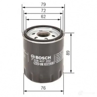 Масляный фильтр BOSCH P 7202 f026407202 1193530062 X53CGQ - Изображение 4