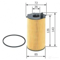 Масляный фильтр BOSCH f026407207 370684 MULFDQX P 7207 - Изображение 8