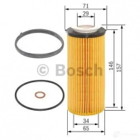 Масляный фильтр BOSCH f026407094 P 7094 370599 YPY18 - Изображение 4
