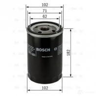 Масляный фильтр BOSCH 329330 0451302182 P 2182 JDVO9 - Изображение 4