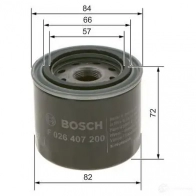Масляный фильтр BOSCH f026407200 QA7SCK P 7200 1193530060