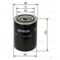 Масляный фильтр BOSCH 72174 0451203012 329294 OF-VW-5 - Изображение 4