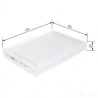 Салонный фильтр BOSCH M5010 351303 1987435010 M 5010 - Изображение 7