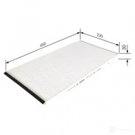 Салонный фильтр BOSCH U3M2GFQ M 1204 350870 1987431204 - Изображение 2