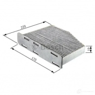 Салонный фильтр BOSCH 1987431027 (A 507) 1987432027 M 2027 350976 - Изображение 5