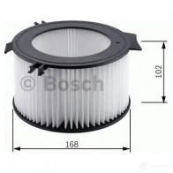 Салонный фильтр BOSCH 1987432056 M 2056 1KO4X1 350999 - Изображение 5