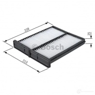 Салонный фильтр BOSCH 351028 1987432086 LFIQXS M 2086 - Изображение 4