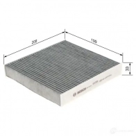 Салонный фильтр BOSCH 351320 R 5031 SH05X2W 1987435031 - Изображение 6
