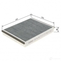 Салонный фильтр BOSCH 351288 R 2598 BN0OG4D 1987432598 - Изображение 7