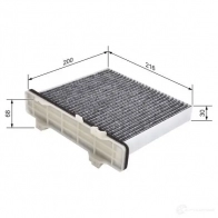 Салонный фильтр BOSCH R 5519 R5519 351364 1987435519 - Изображение 5