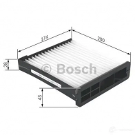 Салонный фильтр BOSCH M 5009 1987435009 0XIRY7M 351302 - Изображение 7