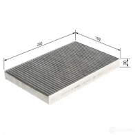Салонный фильтр BOSCH R5535 1987435535 351372 R 5535 - Изображение 5