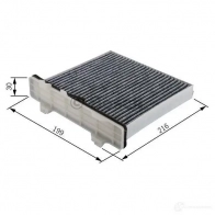 Салонный фильтр BOSCH 351251 R 2426 974YJM 1987432426 - Изображение 5