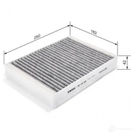 Салонный фильтр BOSCH OU6ZXM 1987432536 R2 536 351274 - Изображение 2
