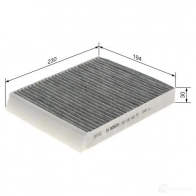 Салонный фильтр BOSCH 351261 1987432469 R 2469 VL34R - Изображение 5