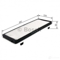 Салонный фильтр BOSCH 351040 K7MCIW 1987432100 M 2100 - Изображение 3