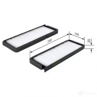 Салонный фильтр BOSCH M 1176 350848 PJ4QY4Z 1987431176 - Изображение 5