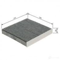 Салонный фильтр BOSCH R 5589 1425135677 5CMDM0Z 1987435589 - Изображение 7