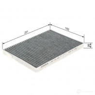 Салонный фильтр BOSCH 1987435529 8M8QOJ R 5529 351369 - Изображение 6