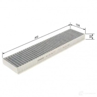 Салонный фильтр BOSCH CFP-MIN-1 1987432382 R 2382 351221 - Изображение 7