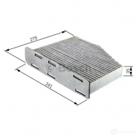 Салонный фильтр BOSCH 1987432369 R 2369 MPFDF 351211 - Изображение 5