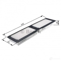 Салонный фильтр BOSCH 9AFX1 1987431165 M 1165 350837 - Изображение 4