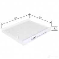 Салонный фильтр BOSCH 1987435081 1193504853 HIXAMU M 5081 - Изображение 6