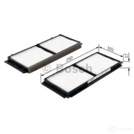 Салонный фильтр BOSCH KL1DP2N 1987432209 M 2209 351114 - Изображение 3