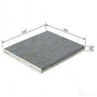Салонный фильтр BOSCH 1193504911 R 5566 1987435566 046DHX4 - Изображение 2