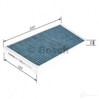 Салонный фильтр BOSCH 343534 VY8HZKX 0986628503 A 8503 - Изображение 5