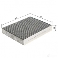 Салонный фильтр BOSCH OS35R R 5567 1987435567 1193504912 - Изображение 5