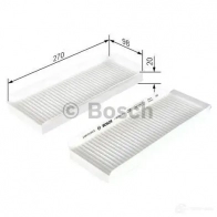 Салонный фильтр BOSCH 351344 M 5074 LQ7612 1987435074 - Изображение 4