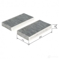 Салонный фильтр BOSCH 1193504899 GD7X66Y 1987435549 R 5549 - Изображение 6