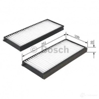 Салонный фильтр BOSCH 351155 LS69M 1987432260 M 2260 - Изображение 4
