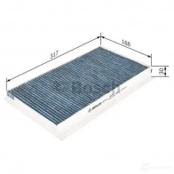 Салонный фильтр BOSCH 343549 A 8518 X7SMTVD 0986628518 - Изображение 6