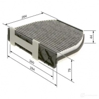 Салонный фильтр BOSCH 1987435001 351294 R 5001 H4EPRF - Изображение 13