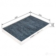 Салонный фильтр BOSCH ICAPC 0986628513 343544 A 8513 - Изображение 4