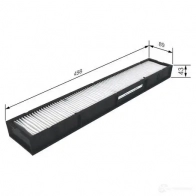 Салонный фильтр BOSCH M 5060 351334 1987435060 M5060 - Изображение 6