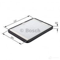 Салонный фильтр BOSCH R 1454 1987431454 YOQXJ9 350943 - Изображение 2