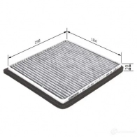 Салонный фильтр BOSCH 1193504909 FTDHV R 5563 1987435563 - Изображение 2