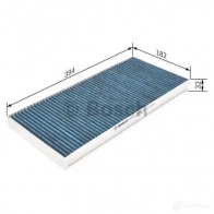 Салонный фильтр BOSCH 0986628520 343551 5Y5K0GT A 8520 - Изображение 5